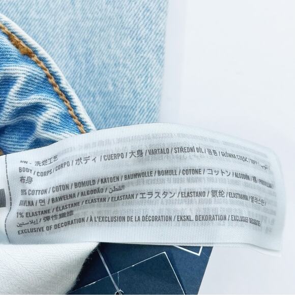 Abercrombie & Fitch The Skinny High Rise Distressed Raw Hem - Picture 7 of 8